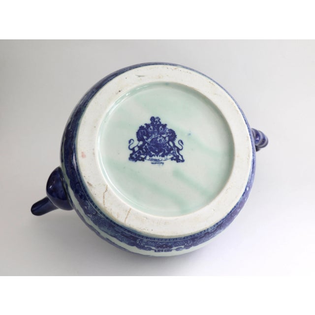 Early 20th Century Blue and White Victoria Wear Teapot For Sale In New York - Image 6 of 8