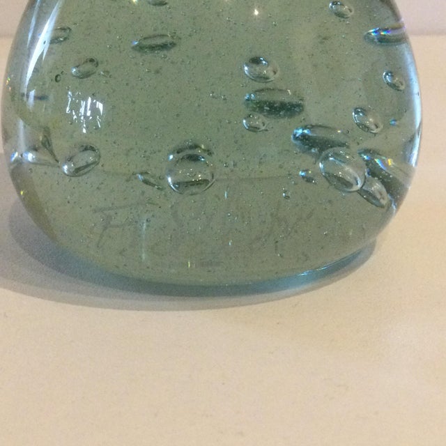 Mushroom sculptures in blown glass and pâte de verre. Entirely handmade and signed by the artist. The base is made of...