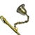 The Art Nouveau wall lamp comes from the beginning of the 20th century. It is preserved in good condition and has a...