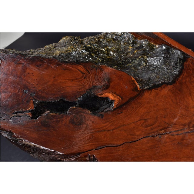 Organic Rustic 1960s Live-Edge Redwood Wall Shelves For Sale - Image 17 of 18
