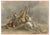 Circle of Abraham Cooper, Civil War Battle Scene, Early 19th Century, Watercolour For Sale