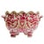Chinoiserie Pink & White Footed Scalloped Cachepot in the Style of United Wilson For Sale In San Diego - Image 6 of 7
