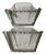 Pair of Hettier Vincent French Art Deco Wall Sconces For Sale