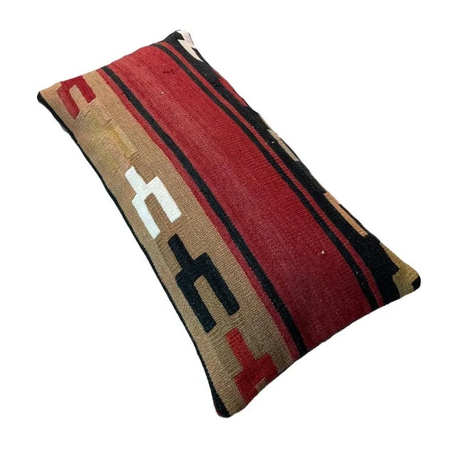 Textile Vintage Turkish Kilim Cushion Cover, 1970s For Sale - Image 7 of 11