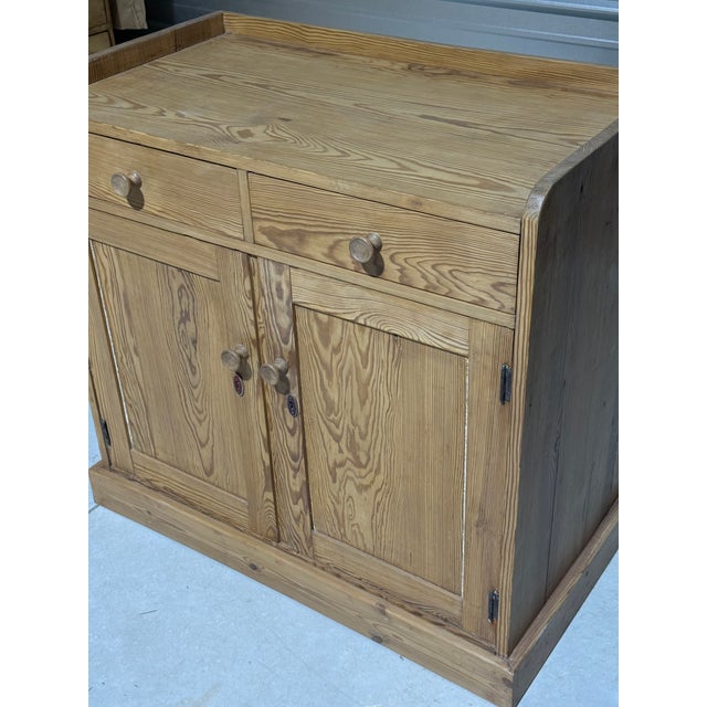 1900 - 1909 Antique Pine Sideboard / Cupboard From England For Sale - Image 5 of 18