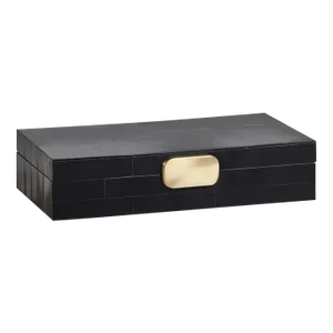 Marlowe Decorative Box with Brass Knob