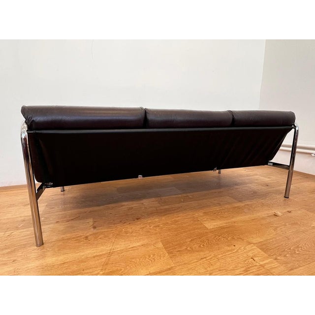 Leather Sofa attributed to Tim Bates for Pieff, England, 1970s For Sale - Image 11 of 13