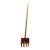 Antique Handmade Wooden and Metal Pitchfork For Sale