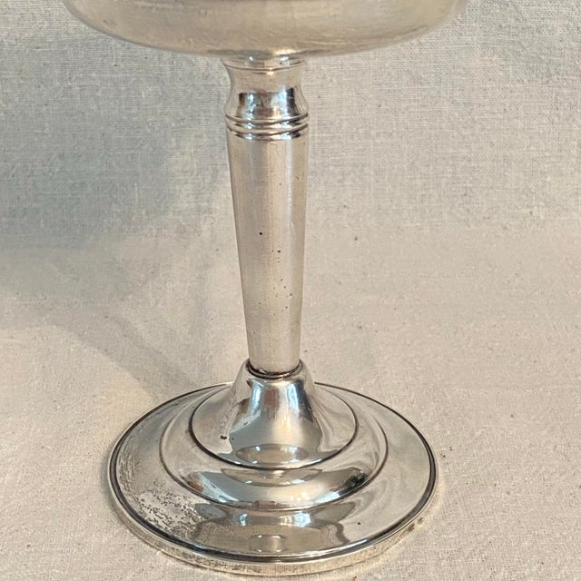 1920s Tarlton Silver Corporation Sterling Silver Weighted Bottom Compote or Bon-Bon Dish For Sale - Image 5 of 11