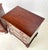 Late 20th Century Baker Furniture Chippendale Style Mahogany 3-Drawer Nightstands - A Pair For Sale - Image 11 of 18