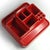Plastic Italian Desk Organizer from Neolt, 1970s For Sale - Image 7 of 9