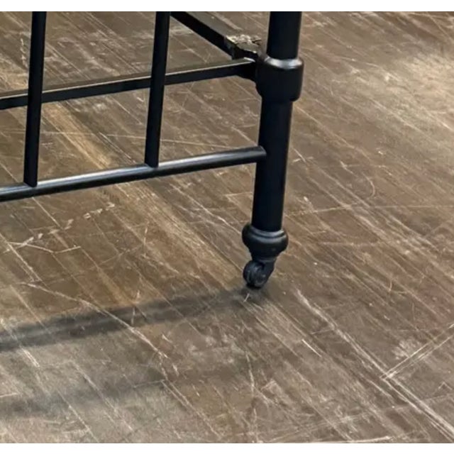 Full Size Antique Iron Rod Bed Frame For Sale - Image 12 of 12