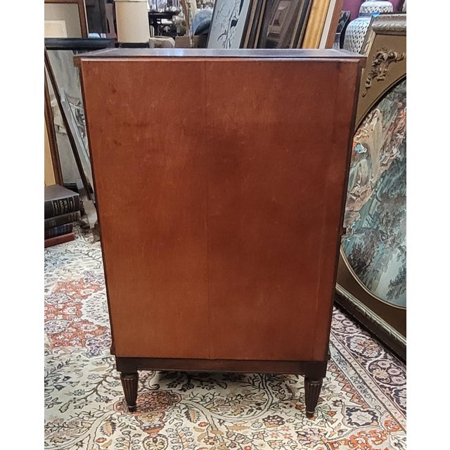 Vintage Mahogany & Leather Library Steps For Sale - Image 11 of 15