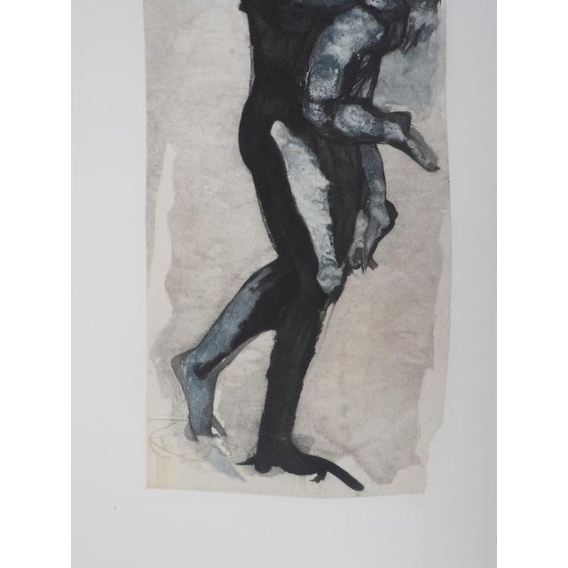 19th Century Auguste Rodin, Maternal Tenderness, Engraving, 1897 For Sale - Image 5 of 7
