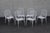 White Venemen of California Faux Bamboo Cast Aluminum Patio Dining Set For Sale - Image 8 of 12