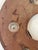 Handmade industrial rusted metal dollar sign wall light.