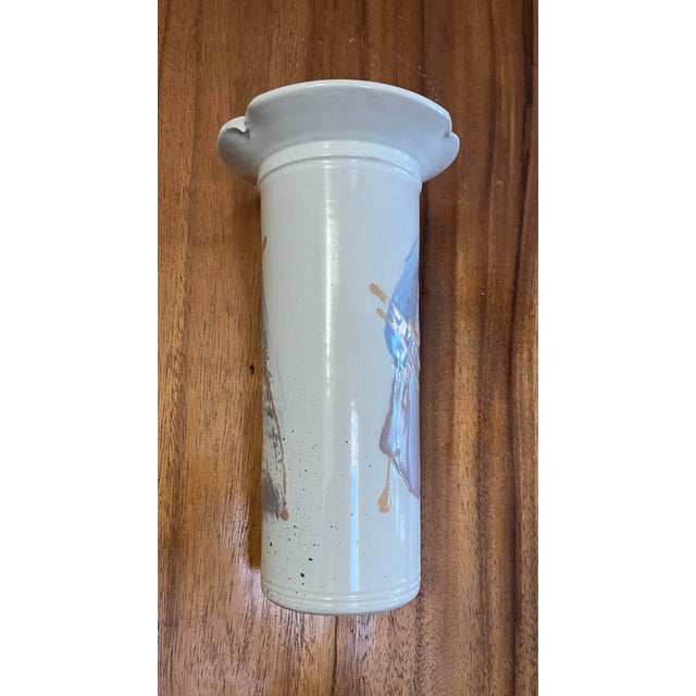Contemporary Studio Modern Contemporary Ceramic Vase - Signed For Sale - Image 3 of 6