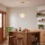 Bloom 14 Inch Pendant Light by Nova of California - White Cage Globe Bubble Orb Light - Satin Steel Canopy - Mid-Century Modern Kitchen Light For Sale In Los Angeles - Image 6 of 7