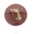 Wood Vintage Japanese Lacquered Wood Tray Round Gold Detail Signed For Sale - Image 7 of 12