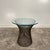 This is an iconic mid century side table designed by Warren Platner for Knoll. This table has the bronze finish on the...