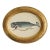 Original Hand-Painted Whimsical Baby Whale Painting in a Vintage Italian Gold Frame For Sale