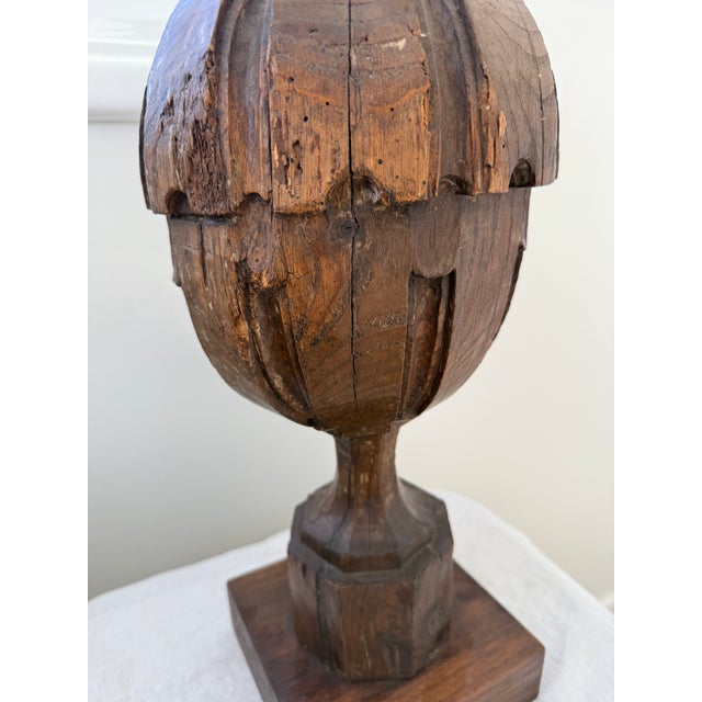Rustic European Antique Spanish Staircase Finial For Sale - Image 3 of 5