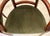 Brown Petite Scale Mid-Century Italian Walnut Horseshoe Rail Back Armchairs - A Pair For Sale - Image 8 of 18