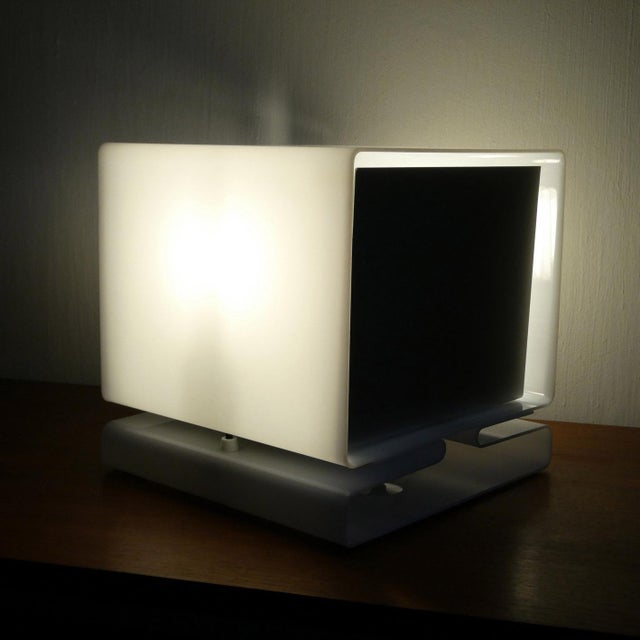 Lamp in Methacrylate and Aluminum from MOINIER Créations, 1970s For Sale - Image 6 of 12