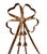 Metal Vintage Large Gilt Tole French Neoclassical Bow & Ribbon Bellflower Swag Double Candle Sconce / Holder For Sale - Image 7 of 7