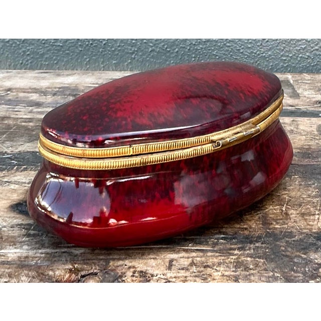 Vintage Paul Milet for Sevres Porcelain Box For Sale - Image 9 of 12