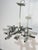 Silver Geometric Metric 18-Light Chandelier by Gaetano Sciolari, 1970 For Sale - Image 8 of 11
