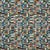 Sample - Schumacher Bizantino Quilted Weave Fabric, Peacock For Sale