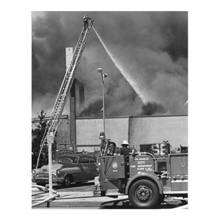 1977 Los Angeles Fire Department Photograph by Don Ware For Sale