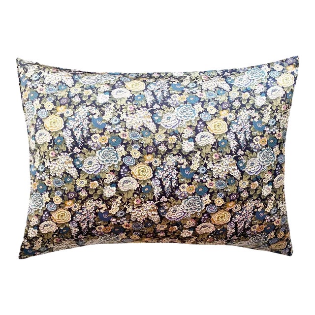 Silk Pillowcase Made With Liberty Fabric Elysian Day For Sale