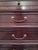 Traditional Vintage Ethan Allen Medallion Cherry Wood Tall Chest of Drawers For Sale - Image 3 of 18