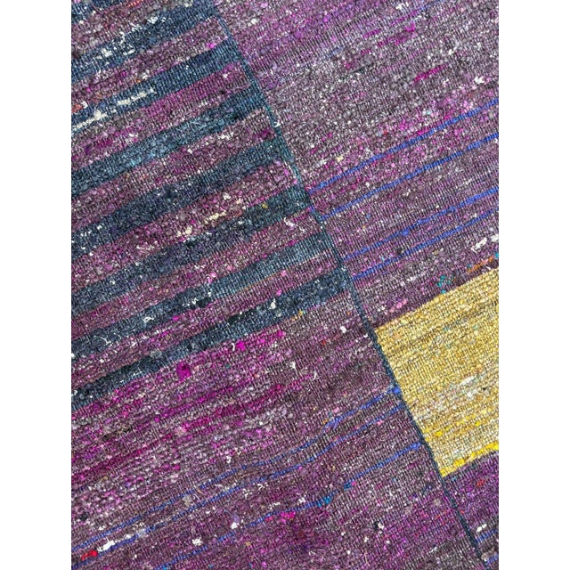 Silk and Wool Modern Nepalese , 8'9" X 10'7" For Sale - Image 4 of 5