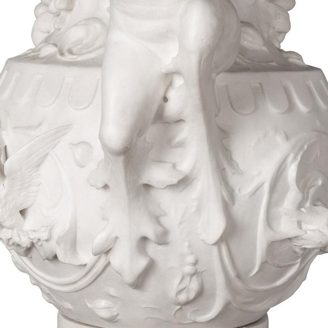 Italian Marble Vase Decorated with Eagle, 1890s For Sale - Image 18 of 18