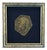 20th Century Gilded Bronze Plaque Sculpture with Bas-Relief Face of Benito Mussolini from Dux For Sale