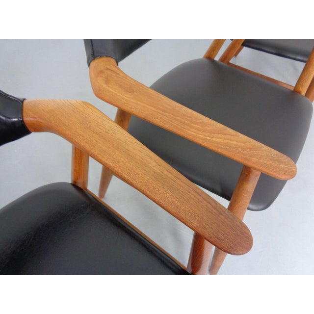 Danish Teak Armchairs by Svend Aage Eriksen for Glostrup, 1960s, Set of 6 For Sale - Image 14 of 18