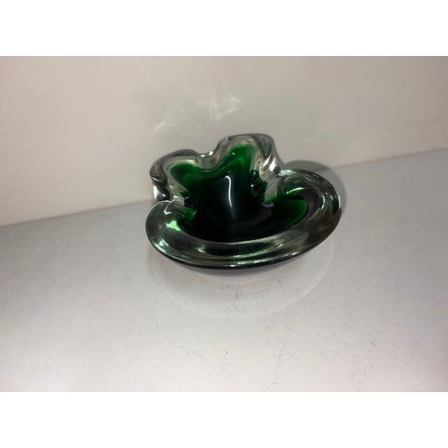 Sommerso Murano Glass Ashtray, 1950 For Sale - Image 6 of 7