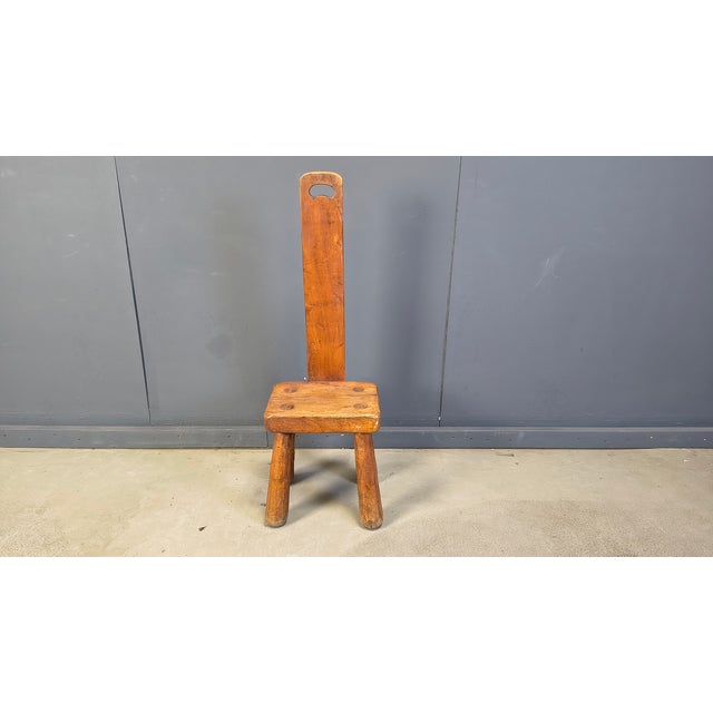 Vintage Brutalist Side Chair, 1960s For Sale - Image 9 of 12