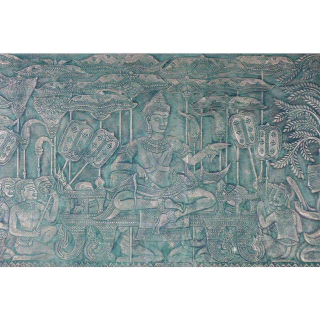 This stunning antique relief print, titled "The Emperor," presents a breathtaking portrayal of imperial serenity,...