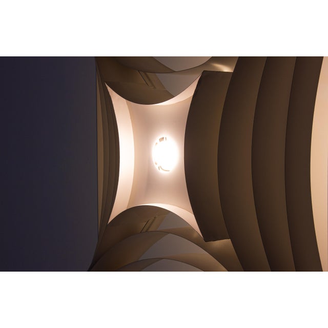 Mid-Century Modern Architectural Ceiling Lamp, Belgium, 1960s For Sale - Image 3 of 10