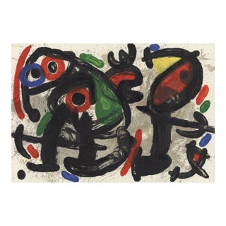 Joan Miro Derriere Le Miroir, No. 186, Pg 10,11, 1970 For Sale