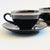 Mid 20th Century Mid Century Modern Brown Drip Glaze Mugs and Saucers - Set of 4 For Sale In San Francisco - Image 6 of 11