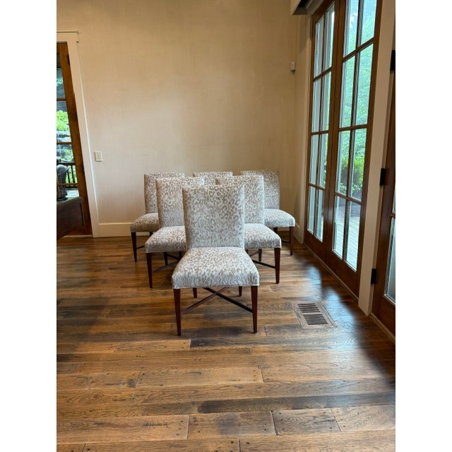 Baker, Knapp & Tubbs Dining Chairs S/6 Attributed/Styled After Thomas Pheasant by Baker Furniture For Sale - Image 4 of 18