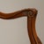 Chestnut 19th Century French Chestnut Brown Louis XV Upholstered Throne Armchair For Sale - Image 8 of 15