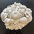 Large Vintage Italian White Blanc De Chine Creamware Fruit Basket Centerpiece For Sale - Image 9 of 9
