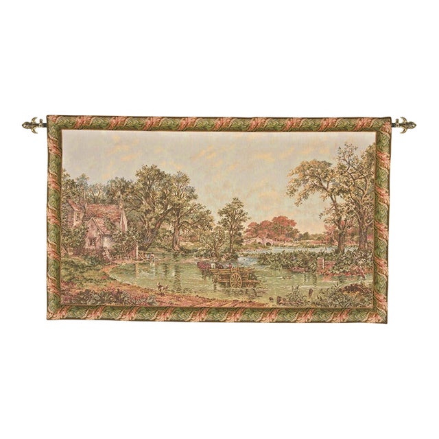 The Haywain Loom Woven Tapestry - 60 X 110 Cm (2'0" X 3'7") - Requires Rod Size 3 For Sale