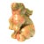 Well-Carved Miniature Bunny Rabbit of Unakite Jasper (Unakyte), Naturally Orange and Green! | Said to Be the Spirit of Carpe Diem For Sale